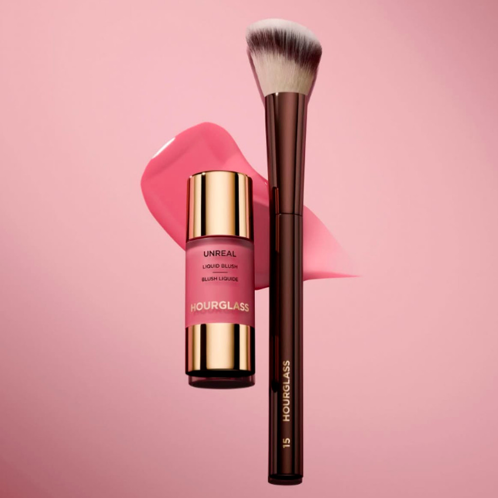 Hourglass 15 Blush Brush Angled Contour Blush แปรงแต่งหน้าเนื้อครีม ครีมบรัช Blush Brush
