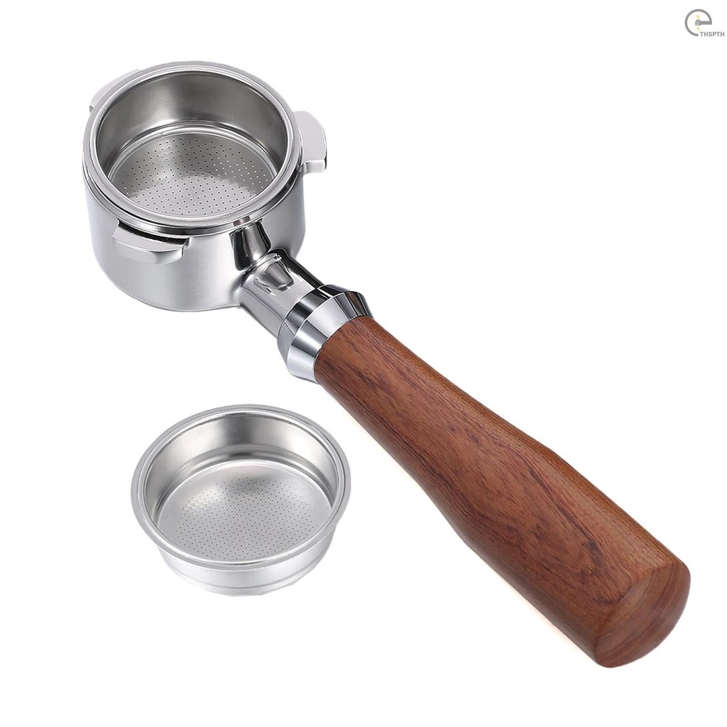 51mm Espresso Bottomless ผู้ถือกรอง 3 หูผู้ถือกรองกาแฟ 2 ตะกร้ากรองกาแฟสกัดอุปกรณ์เสริมสําหรับ DeLon