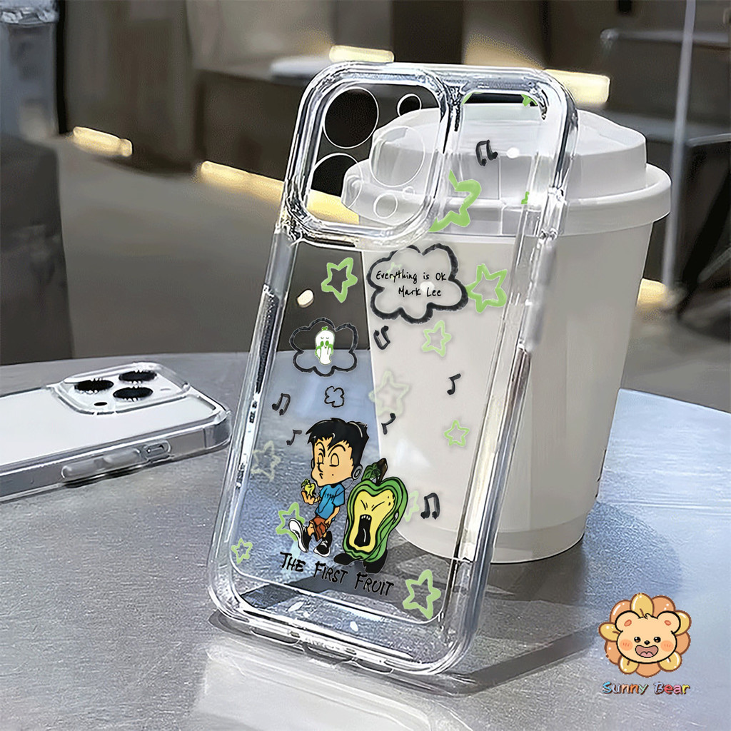 สําหรับiphone 17 Pro MaxNCT การ์ตูน น่ารัก MARK 17 16 15 14 XR 13 11 12 Pro Max 8 7 6 6S Plus X Xs Max Se 2020 13 12 11 Simpleขั้นสูงโปร่งใสTpuเคสโทรศัพท์