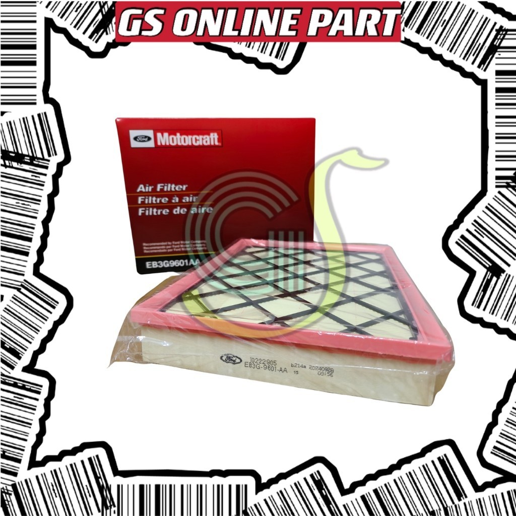 ไส้กรองอากาศ FORD RANGER T7 2.0 T8 T9 2.2 3.2 RAPTOR MAZDA BT50 2018> (EB3G9601AA)