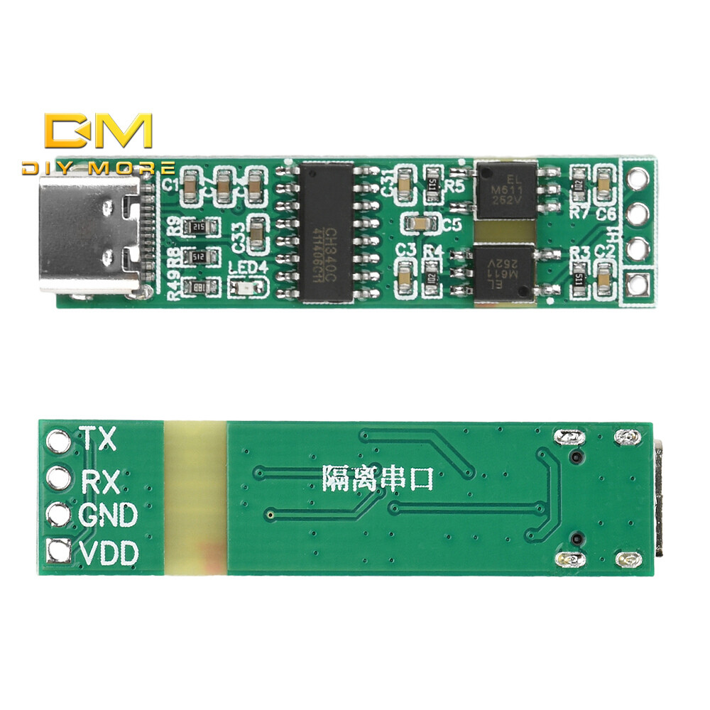 DIYMORE UART Serial Port Isolation Module Ch340 High-Speed Isolation Usb To Ttl Serial Port Optoelec
