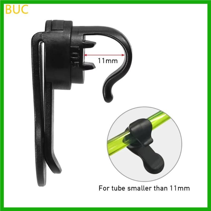 BUC Universals คลิปหลอดแม่เหล็กที่ถอดออกได้ Hydratation Pack Clamp กระเป๋าเป้สะพายหลังคลิปสําหรับหลอดกระเพาะปัสสาวะกลางแจ้ง