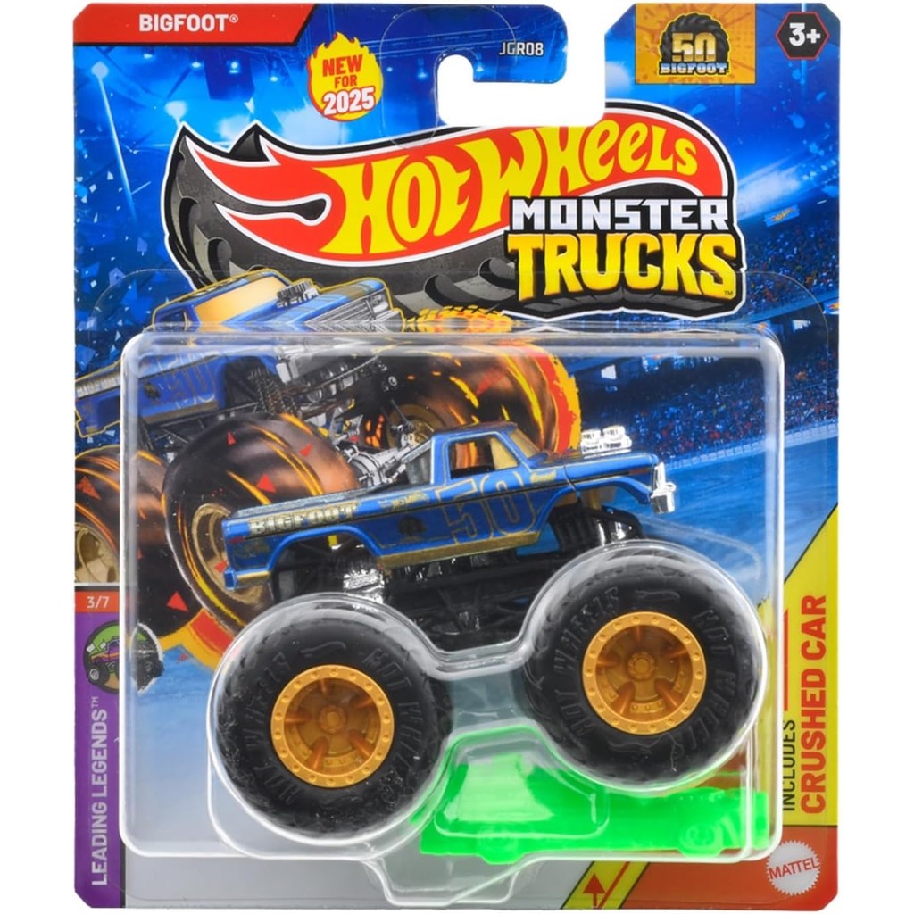 Hot Wheels Monster Truck Leading Legends Bone Shaker JGR03