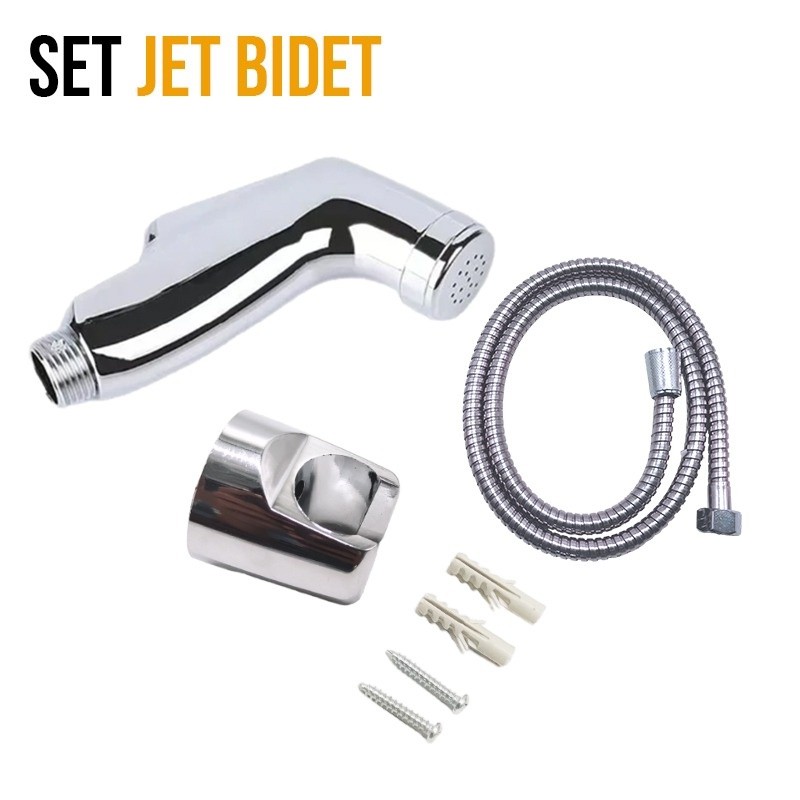 BHZ Set Jet Bidet Toilet Shower Cebok Closet Hose + Shower Head + Holder