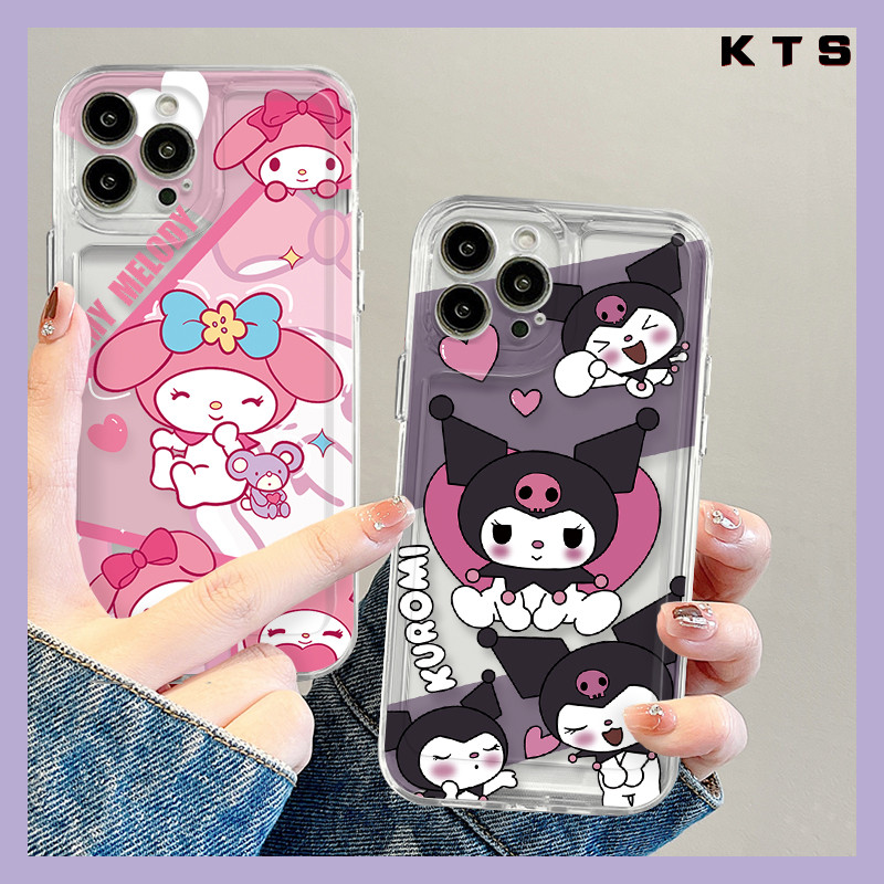 สําหรับRealme C1 C2 C3 C11 C12 C15 C20 C21 C21Y C25 C25S C21Y C30 C30S C33 C35 C51 C53 C55 C61 C63 C67 น่ารักการ์ตูนTPUป้องกันปลอกโทรศัพท์Melody