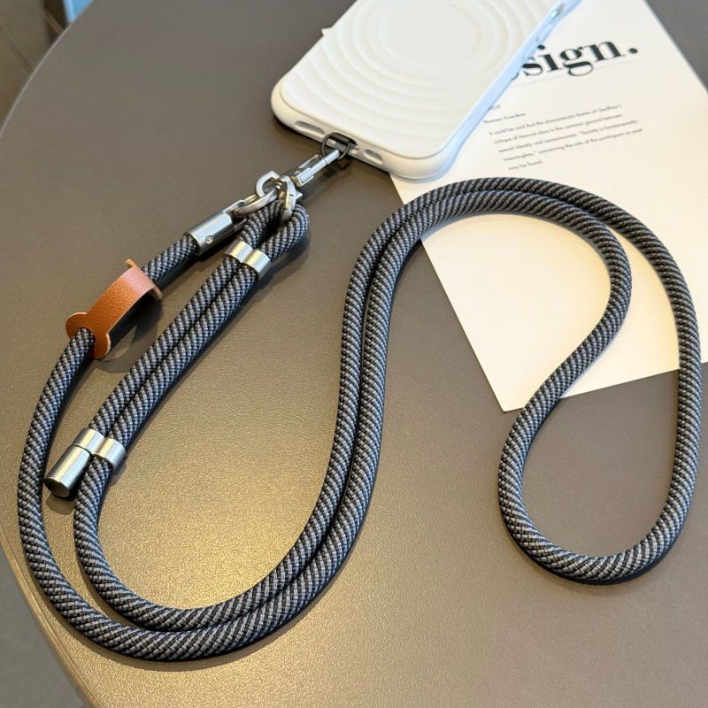 โทรศัพท์ โทรศัพท์ โทรศัพท์ โทรศัพท์ กรณี แขวนคอสายคล้องคอปรับ กระเป๋าสะพายข้าง สายคล้องโทรศัพท์ที่แข็งแกร่งทนทานคลิปโลหะกลางแจ้งหดสายคล้องกล้องเชือก