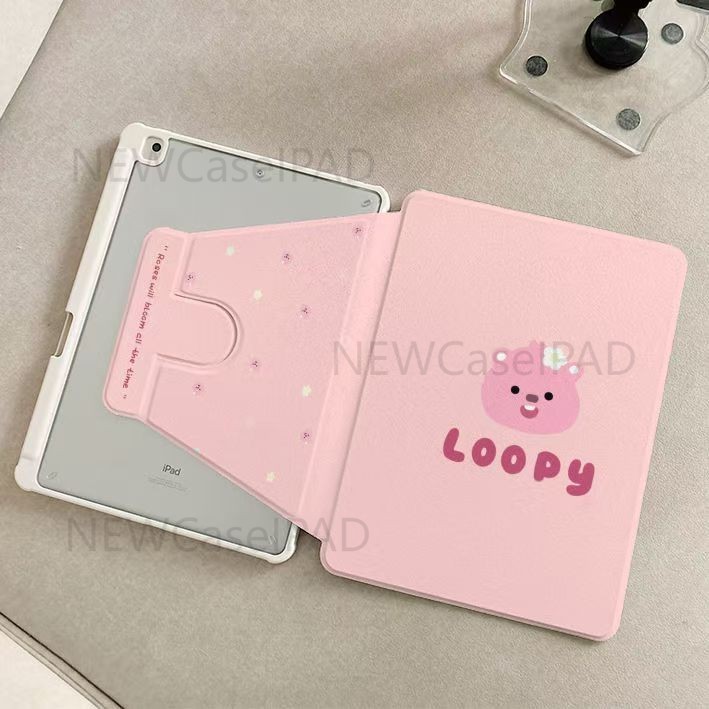 【720°หมุนเงินกรณีแท็บอะคริลิ Hard Case สําหรับ xiaomi Redmi Pad 720°หมุน mi Pad 5 6 pro 11 นิ้วอะคริ