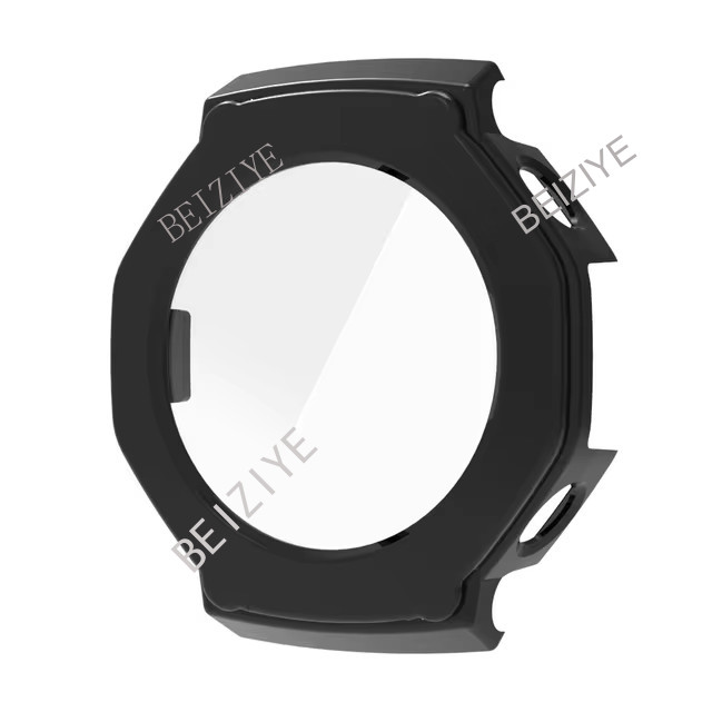2-in-1 PC Case + กระจกนิรภัยสําหรับ Huami Amazfit T-Rex 3 กระจกนิรภัย Anti-scratch ฟิล์มกันชนฝาครอบป้องกันสําหรับ Amazfit T-Rex 3 Smart Watch Accessories