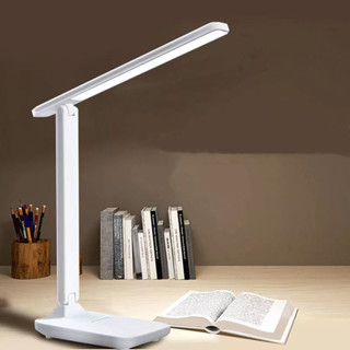 โคมไฟตั้งโต๊ะ แบบพกพา โคมไฟตั้งโต๊ะพับได้ LED ABS  ต้องใช้แห…