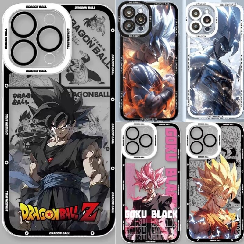 Dragon Ball Son Goku สําหรับ Samsung Galaxy S25 S24 S23 S22 Plus Ultra S23 S24 FE S24 + S23 + กรณีนุ่มอะนิเมะการ์ตูน Clear Cover