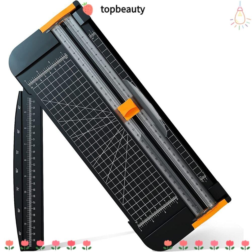 Topbeauty A4 เครื่องตัดกระดาษ Scrapbooking อุปกรณ์ป้ายการ์ดโฮมออฟฟิศ Photo Trimmer