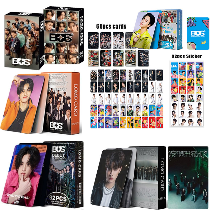 Bus 124 ชิ้น/กล่อง LOMO การ์ด Bus photocard 420 ชิ้น marckris ทองแดง peemwasu หัวใจ nex สติกเกอร์รถบัสโปสการ์ด Idol ของสะสม LOMO การ์ดของขวัญ