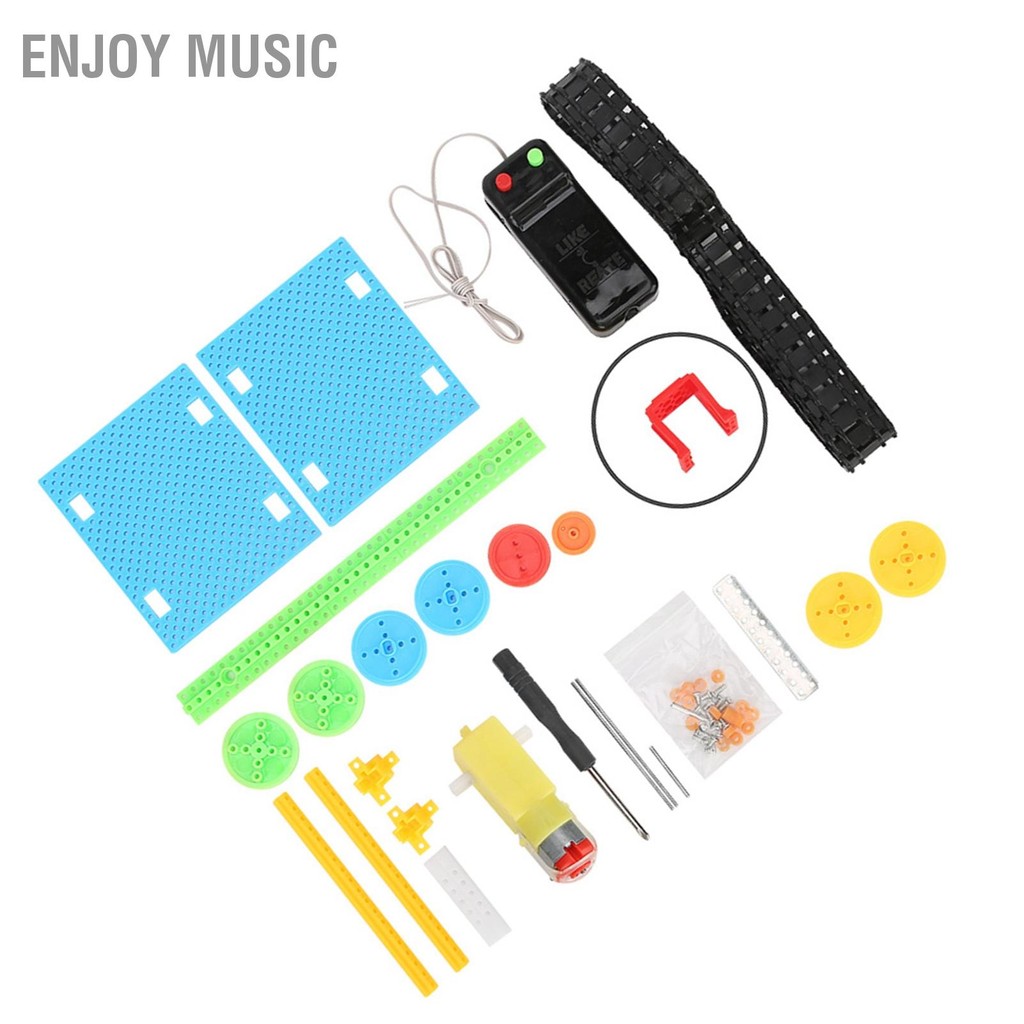 Enjoy Music ประกอบการศึกษาของเล่นพลาสติก ABS DIY ไฟฟ้าสายพานลำเลียงรุ่นวิทยาศาสตร์เครื่องมือ