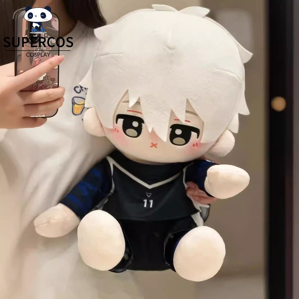 Blue Lock 40 ซม.ตุ๊กตาผ้าฝ้าย Seishiro Nagi Chigiri Hyoma ตุ๊กตาของเล่นพร้อมผ้าสําหรับของขวัญ