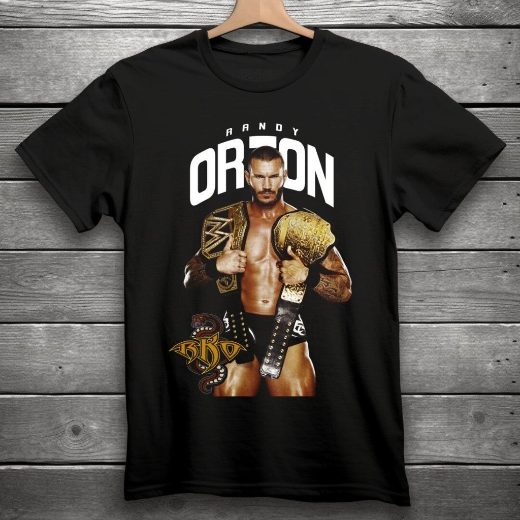 Randy Orton Wrestling เสื้อยืด Retro Funny Art Drawing Gamer อะนิเมะ