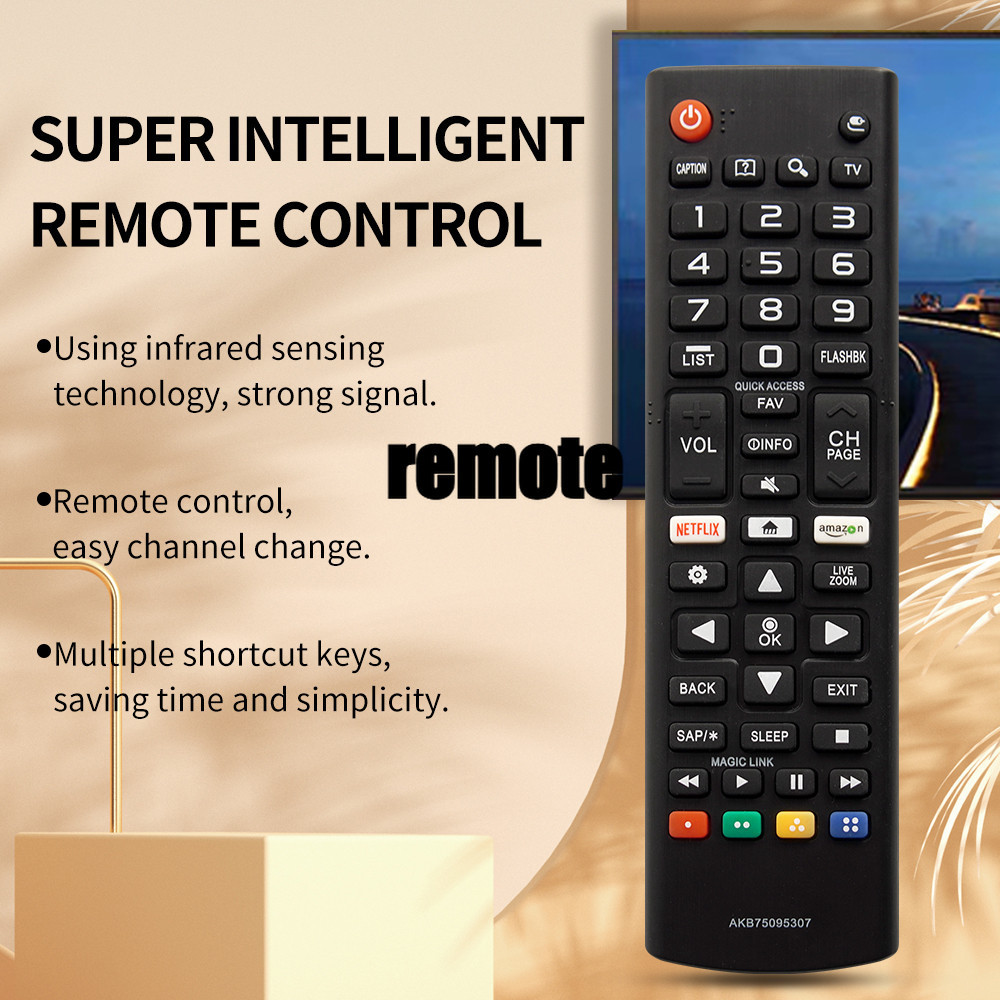 ลูกชาย75095307เปลี่ยนรีโมทคอนโทรลสําหรับ LG สมาร์ททีวี 43LG5500 49UJ6500 32LJ550B 55LJ5500 55UJ6050 