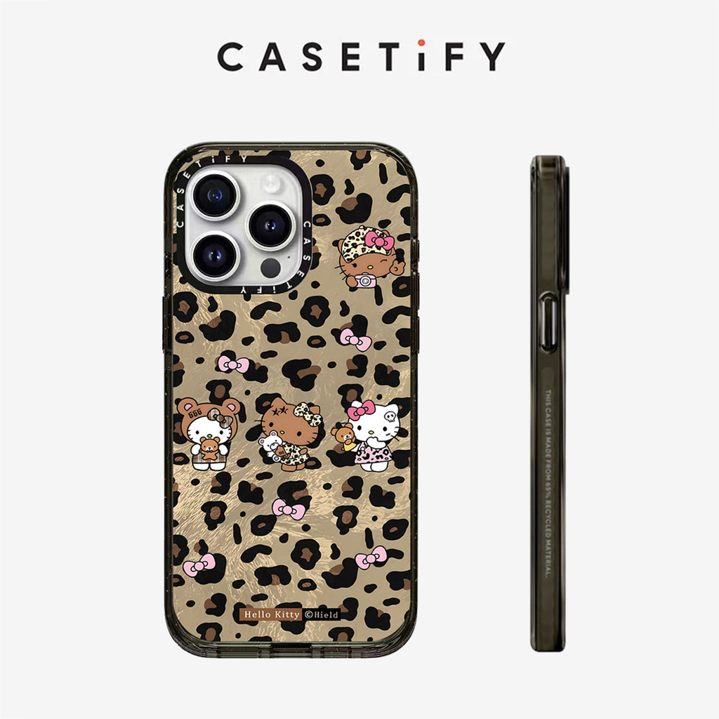 พิมพ์เสือดาว Kitty อะคริลิค Anti fall เคสโทรศัพท์สําหรับ IPhone 16 ProMax 16Pro 15 ProMax 15 16 14 13 12 11 Pro Max กรณีแพคเกจเต็มรูปแบบดูดซับแรงกระแทก frosted hard ฝาหลัง