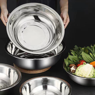 UTENSILS ชามสเตนเลส ถ้วย ชามใส่อาหาร ชามสแตนเลส ชามใส่ต้ม ชามใส่ซุป ชามเก็บอาหาร ชามอาหาร ถ้วยสแตนเลส อย่างดี ถ้วยชาม