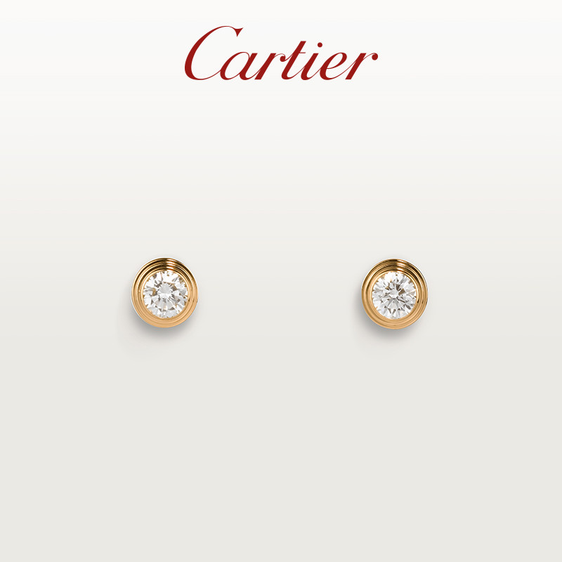 [สต๊อกพร้อม+กล่องบรรจุภัณฑ์ครบชุด] Cartier Cartier Cartier dAmour Rose Gold Gold White Gold Diamond 