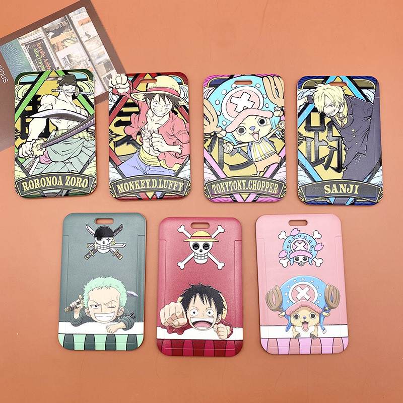 ที่ใส่บัตรวันพีซ ชุดการ์ดนักเรียนอะนิเมะญี่ปุ่น ฝาครอบการ์ดโซโล เคสป้องกันบัตรอุตสาหกรรม รถบัส