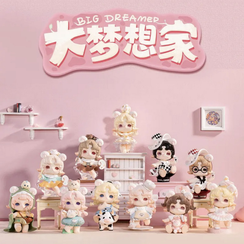 Mimia Rice Roll Big Dreamer Series Blind Box Trendy Play Hand-Handle ตุ๊กตาน่ารักสำหรับสาวๆเครื่องปร