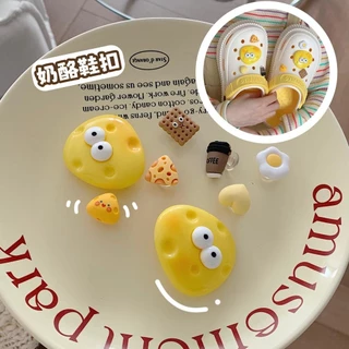 ‌ของแต่งรองเท้า รองเท้า แบบครีเอทีฟ! 💫 ดอกไม้สไตล์การ์ตูน เปลี่ยนลุคได้ทุกวัน 💖 ปลอดภัย ไม่หลุดง่าย