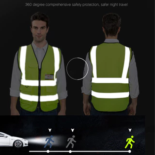 เสื้อกั๊กเซฟตี้ เสื้อกั๊กสะท้อนแสง Reflective Safety Vest เพิ่มความปลอดภัยในการทำงาน การออกแบบที่พิถีพิถัน
