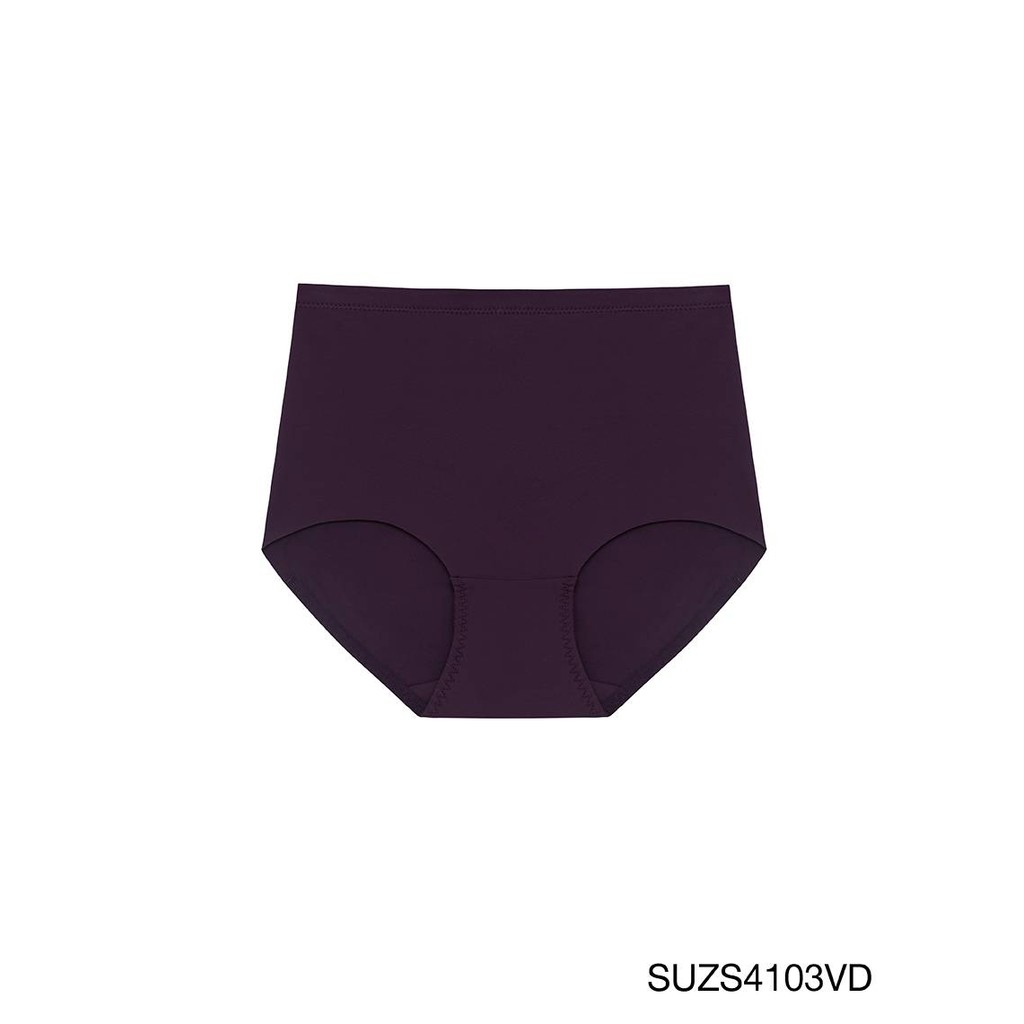 SABINA Semi-Seamless กางเกงในทรงเอวสูงปานกลาง รหัส SUZS4103RD สีแดงเข้ม