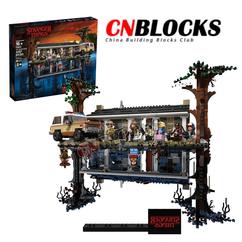 ใหม่ร้อนของเล่น2287+ชิ้นคนแปลกหน้าสิ่งที่คว่ําอาคารบล็อกชุดอิฐเข้ากันได้75810สําหรับเด็กผู้ใหญ่ของเล