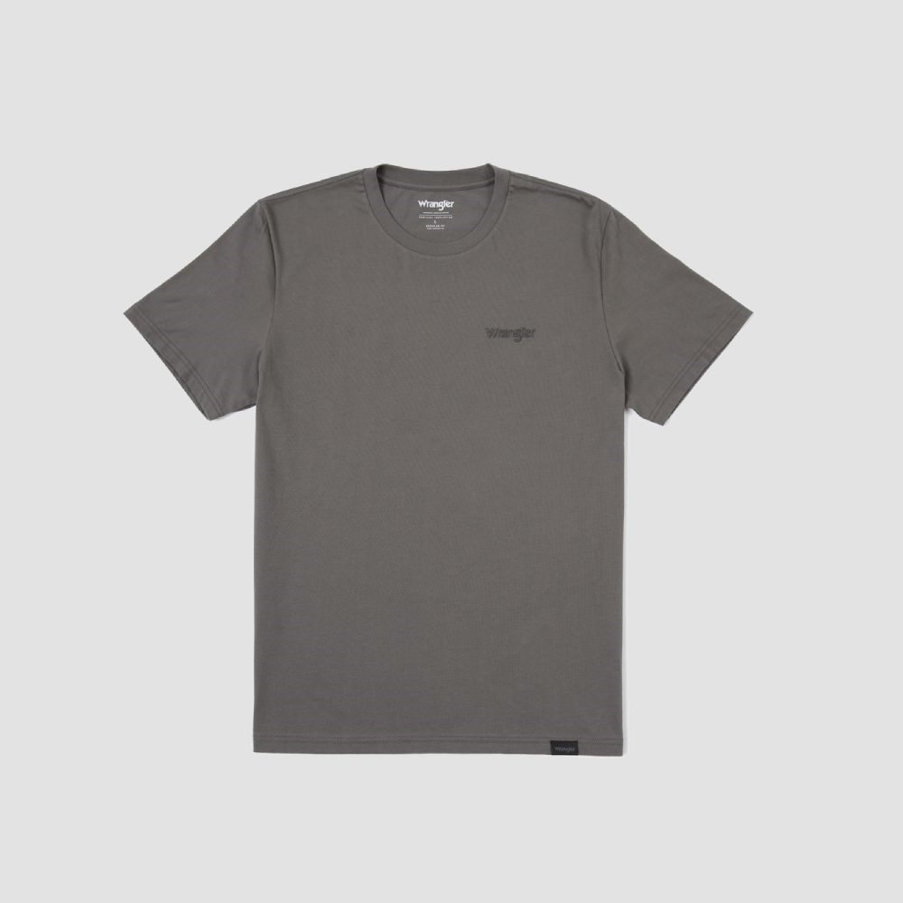 WRANGLER เสื้อยืดแขนสั้นผู้ชาย รุ่น WR SC24MTSSC28 - สีเขียว