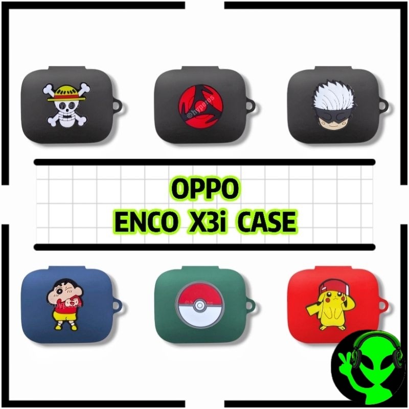 OPPO Enco X3i กรณีไร้สายหูฟังเกราะป้องกันเคสซิลิโคนอ่อนนุ่ม Oppo Enco X3i ปลอก