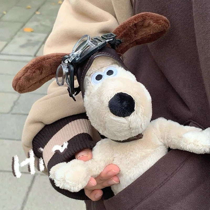 ของเล่นตุ๊กตา ตุ๊กตานักบิน Vic Wallace Gromit ของขวัญสําหรับเด็ก ของเล่นเด็ก