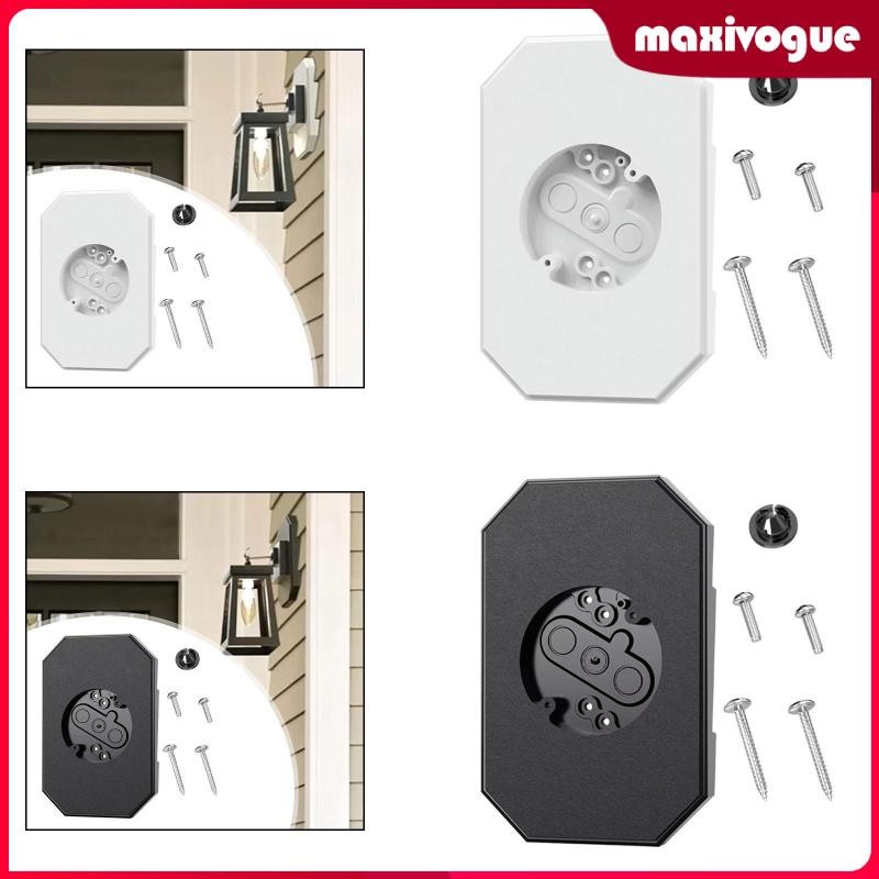 [Maxivogue] Siding Light Mounting Block อุปกรณ์เสริมไวนิล Siding Block สําหรับ Siding 4 นิ้ว