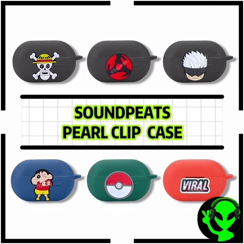 SoundPEATS PearlClip Case True Wireless Earbud Protective Shell Soft Silicone Case Soundpeats Pearl 