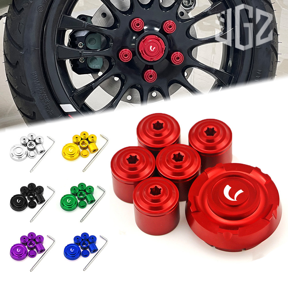 Cnc Hubcap ล้อหน้าปลั๊กด้านข้างสําหรับ Vespa Sprint Primavera 150 S125 LX GTS GTV300