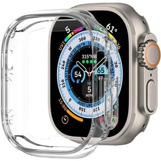 เคสป้องกันหน้าจอ TPU แบบใส สําหรับ Apple Watch case Ultra 2 49 มม. Series 10 9 46 มม. 45 มม. 41 มม. 38 มม. 40 มม. 44 มม. for iWatch Series 10 9 8 7 6 5 SE 4 3