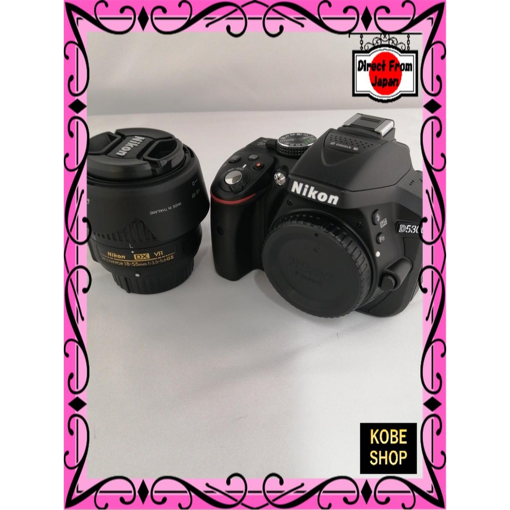 【ส่งตรงจากญี่ปุ่น】 ชุดเลนส์ NIKON D5300 SLR ดิจิทัล 【สินค้ามือสอง】