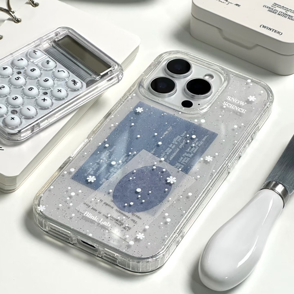 ฤดูใบไม้ร่วงฤดูหนาว Snowy Day เหมาะสําหรับ Apple 16/15/14pro เคสโทรศัพท์ 12/11 Creative xr/xs Soft Case 7plus/8p เคสโทรศัพท์โปร่งใส