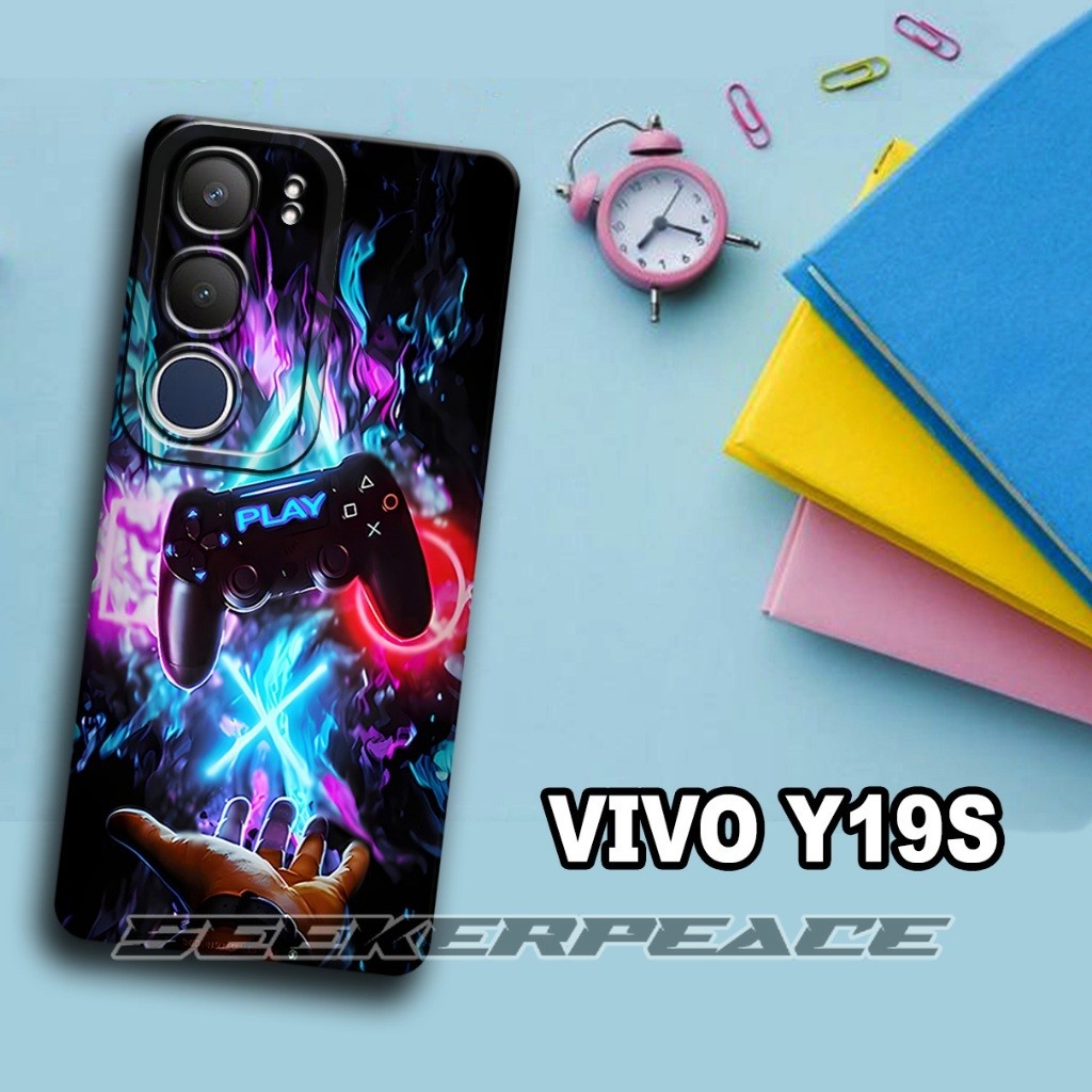 19/ ยืดหยุ่นยาง softcase สําหรับ vivo y19s/ผู้ชาย Motif/vivo y19s case/vivo y19s case/vivo y19s soft