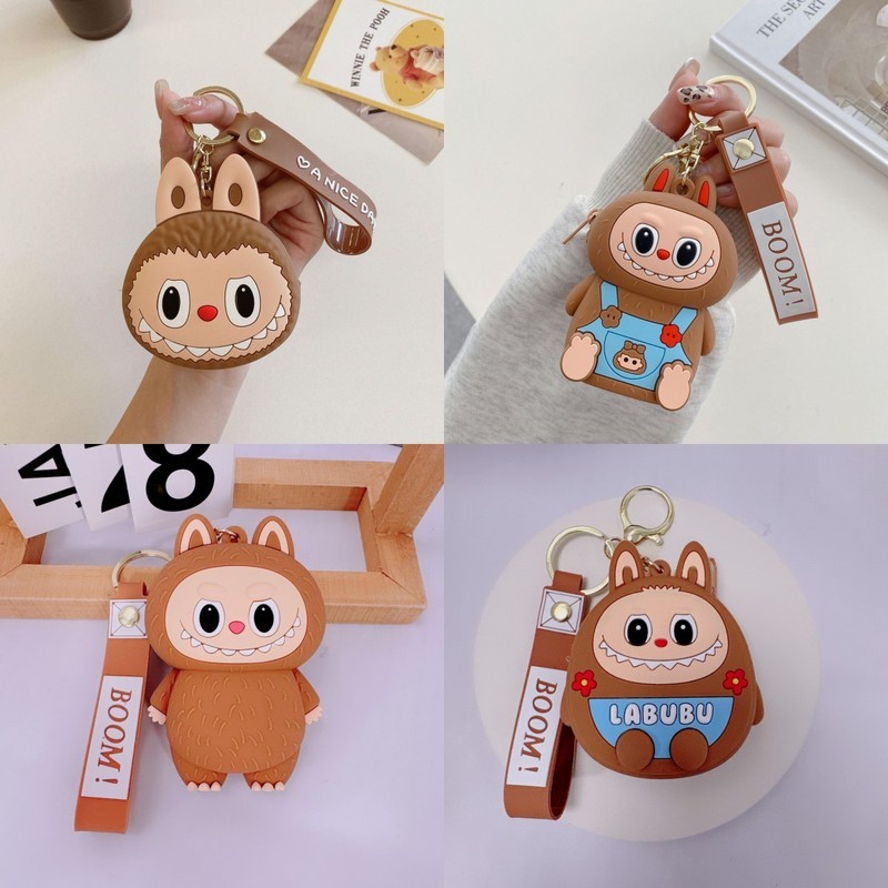 Doledo พร้อมสต็อก labuu กระเป๋าใส่เหรียญซิลิโคน labu Kapibala Kuromi Little Policewoman Minions หูฟังกระเป๋าลิปสติกกระเป๋าเก็บ