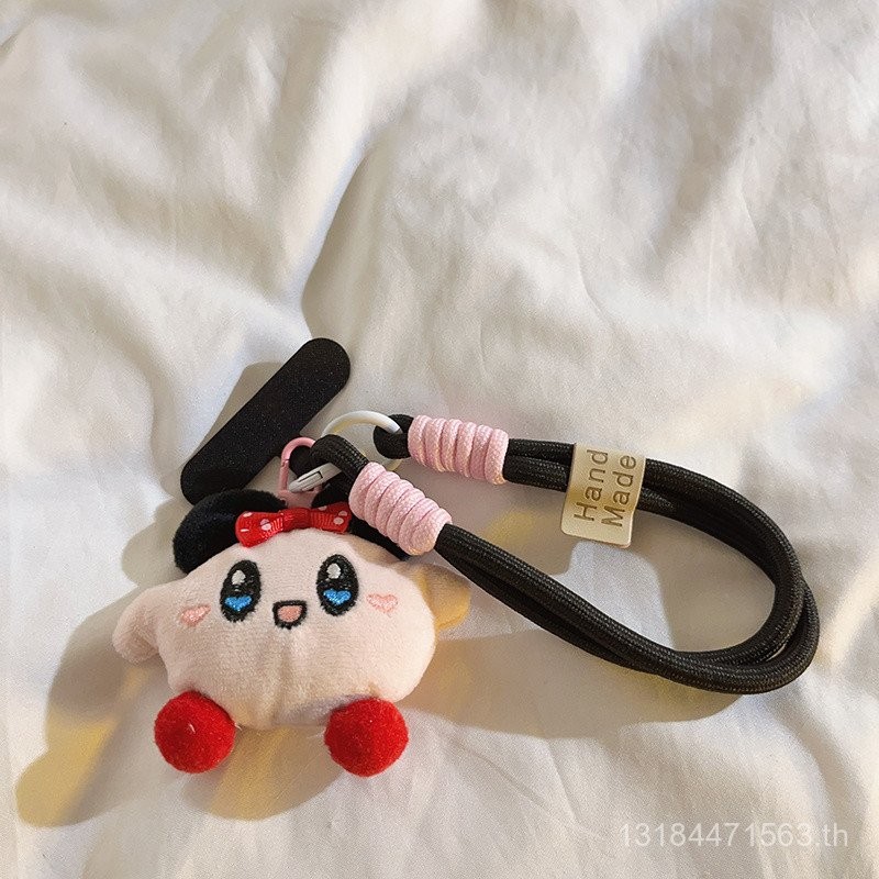 ของเล่นตุ๊กตาหัวกระต่ายน่ารัก สายห้อยโทรศัพท์ สายรัดข้อมือสำหรับผู้หญิง สายถักสีชมพู สายโซ่ USB Flash Drive Lanyard 29 - รูปที่ 5