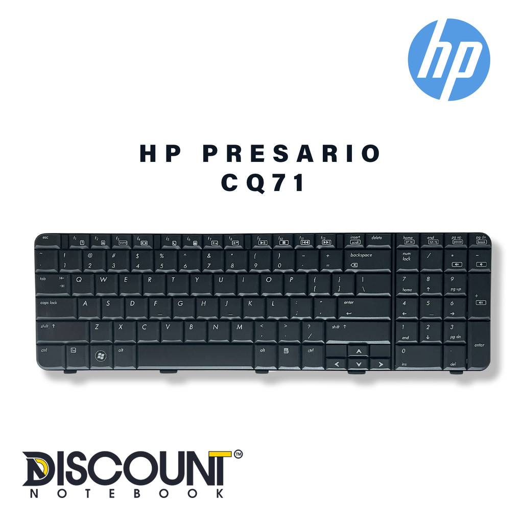 คีย์บอร์ด HP COMPAQ CQ71 สีดํา