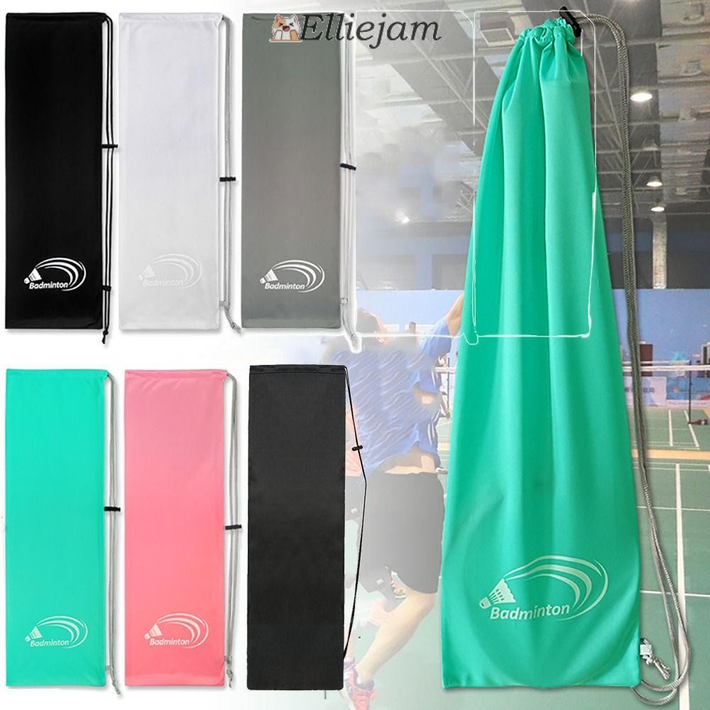 Elliejam ไม้แบดมินตันกระเป๋า,สีดําสวมใส่ Racquet กระเป๋า,กีฬาอุปกรณ์หนาแขนป้องกันแบบพกพา