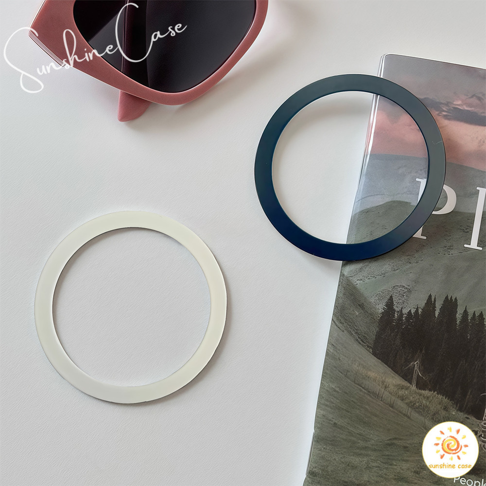 พร้อมส่ง แหวนแม่เหล็ Magnetic Ring แม่เหล็กติดโทรศัพท์ การชาร์จ เคสแม่เหล็กติดมือถือ สติกเกอร์แม่เหล็ก แหวนอะแดปเตอร์