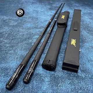 10/11.5/12.5mm Carbon Fiber Center Joint Billiard Cue Stick American Black 1/2 Maple Split Billiards Cue Sticks 19oz 147cm
