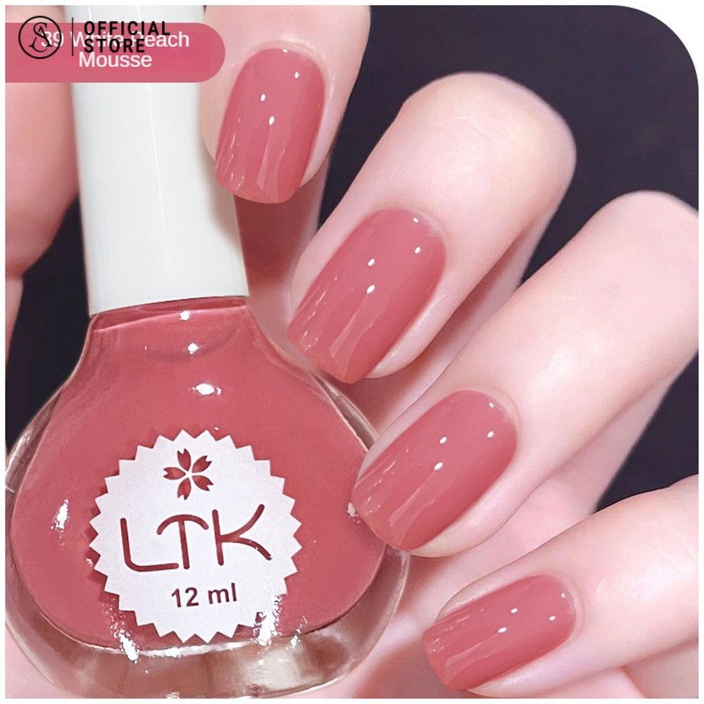 ยาทาเล็บฤดูร้อน 63 สีไม่มีการอบ, กันน้ําไม่สามารถลอกออกได้ ยาทาเล็บแห้งถาวรตามธรรมชาติ