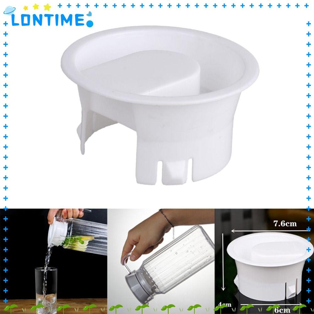 LONTIME ปลั๊กขวด, ป้องกันฝุ่นฝาพลาสติก, แก้วน้ํา Carafe Non Splash อุปกรณ์เสริมหมวกป้องกันการรั่วสําหรับเหยือก Bistro