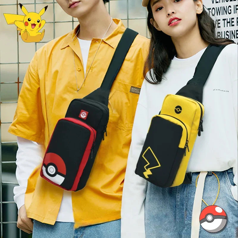 < Pokemon Pikachu > Nintendo Switch Oled Travel Backpack NS Lite Game Console Base Backpack
