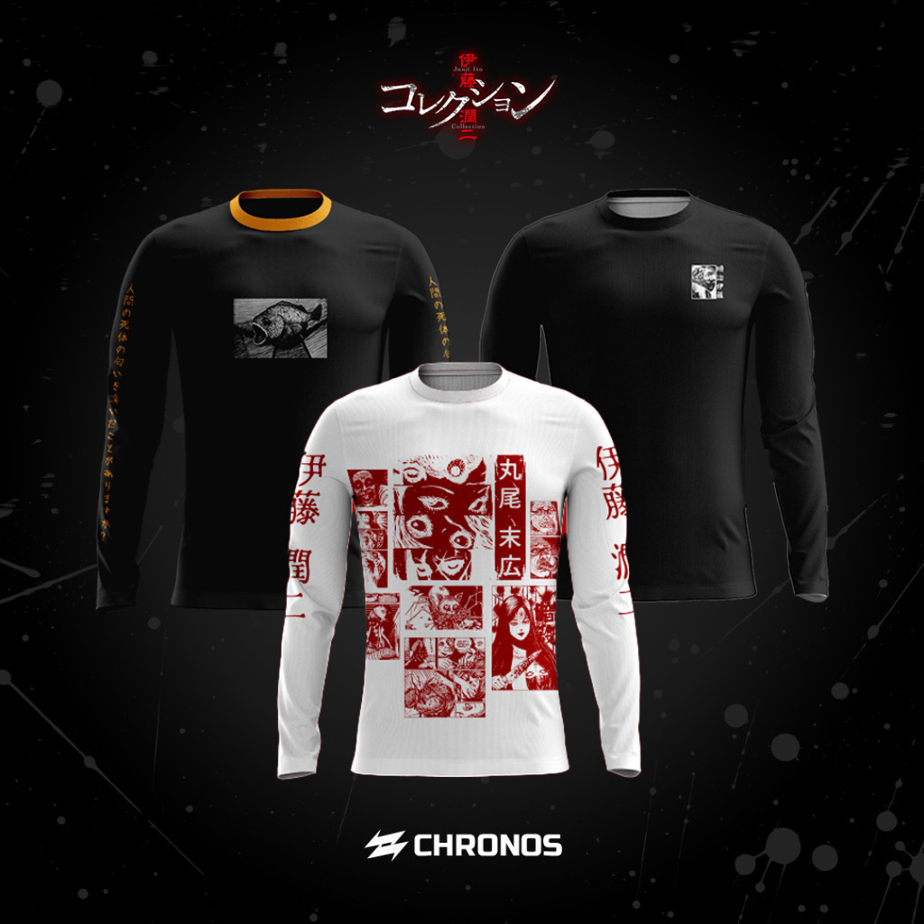 ใหม่ JUNJI ITO INSPIRED เสื้อแขนยาว