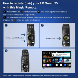 ALANK Magic Remote รีโมททีวี LG Smart TV คำสั่งเสียง/เมาส์ รีโมท ของแท้ AKB75855501 MR20GA 2017-2020